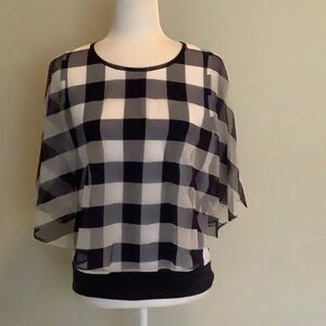 Anthropologie Postmark Gingham Top